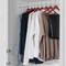 Casafield - 40 Wooden Suit Hangers - Premium Lotus Wood with Notches & Chrome Swivel Hook for Dress Clothes, Coats, Jackets, Pants, Shirts, Skirts